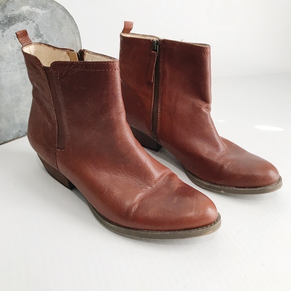 ‼️SOLD‼️Nine West Vintage American Cognac Booties - Picture 2 of 8
